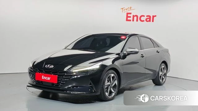 Hyundai Avante (CN7) 2023 Черный из Кореи