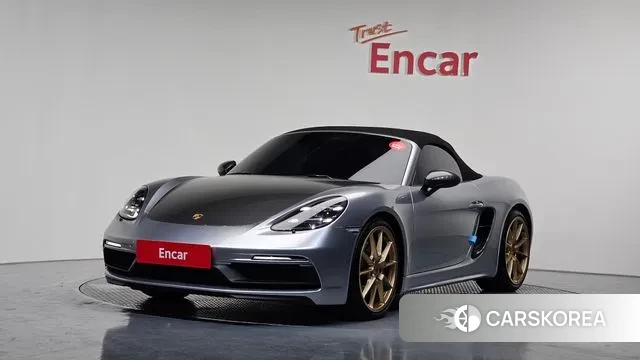 Porsche 718 Boxster 2021 Серый из Кореи