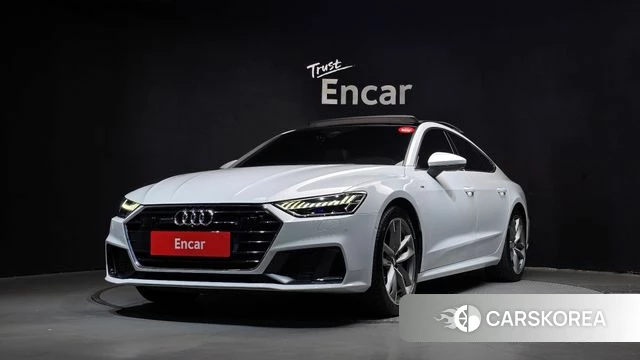 Audi A7 (4K) 2020 Белый из Кореи