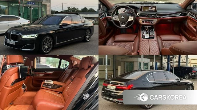 BMW 7 Series (G11) 2020 Черный из Кореи