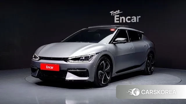 Kia EV6 2021 Серебристо-серый из Кореи