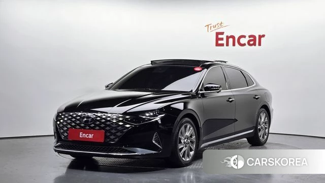 Hyundai The New Grandeur IG Hybrid 2020 Черный из Кореи