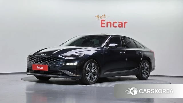 Kia K8 Hybrid 2021 Синий из Кореи