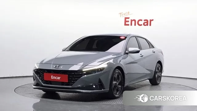 Hyundai Avante Hybrid (CN7) 2021 Серый из Кореи