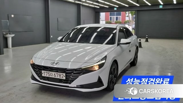 Hyundai Avante (CN7) 2020 Белый из Кореи