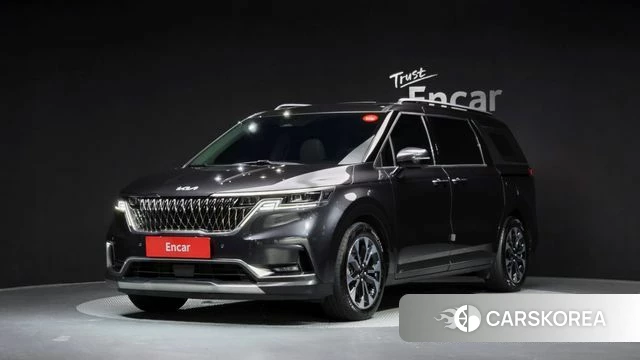 Kia Carnival 4th generation 2023 Серый из Кореи