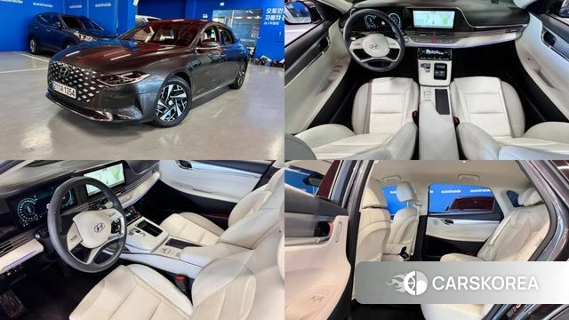 Hyundai The New Grandeur IG Hybrid 2022 Серый из Кореи