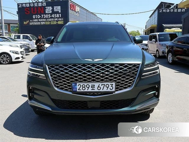 Genesis GV80 2022 Темно-зеленый из Кореи