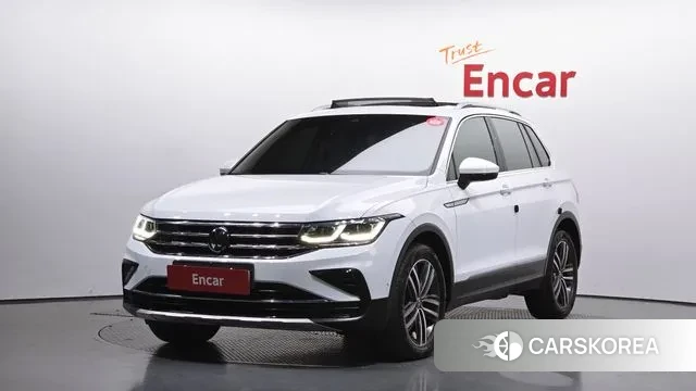 Volkswagen Tiguan second Generation 2024 Белый из Кореи