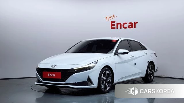Hyundai Avante (CN7) 2020 Белый из Кореи