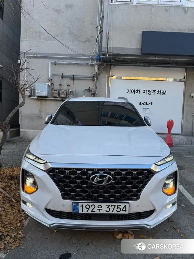 Hyundai Santa Fe TM 2020 Белый из Кореи