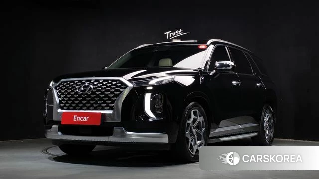 Hyundai Palisade 2021 Черный из Кореи