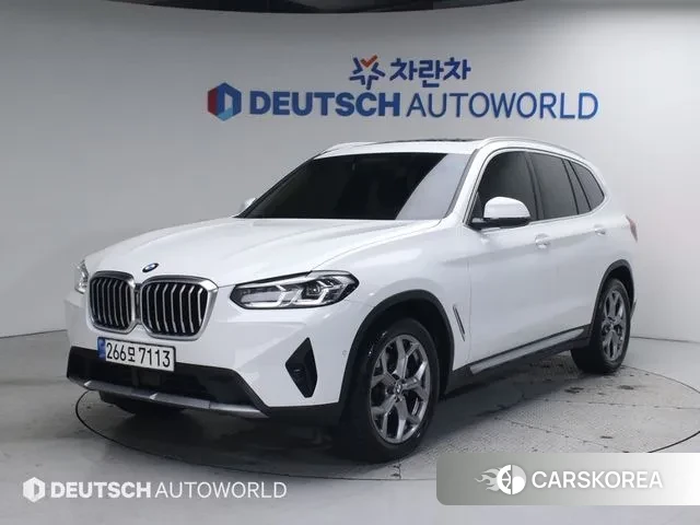 BMW X3 (G01) 2022 Белый из Кореи