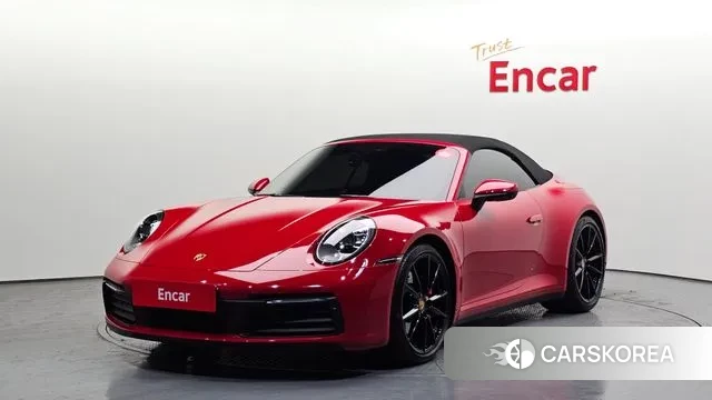 Porsche 911(992) 2021 Красный из Кореи