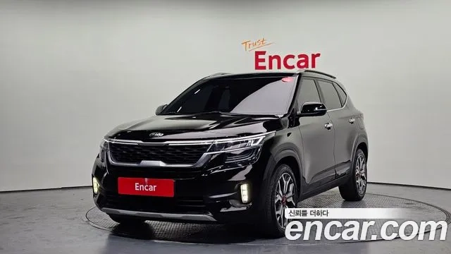 Kia Seltos 2020 Черный из Кореи