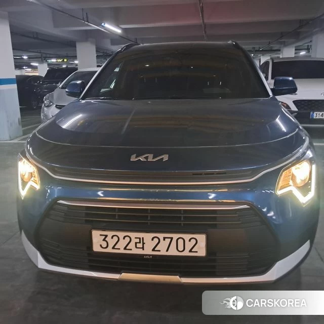 Kia Di Ol Nu Niro 2022 Синий из Кореи