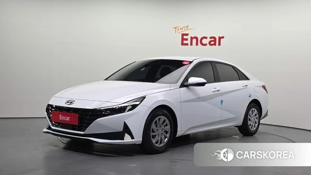 Hyundai Avante (CN7) 2021 Белый из Кореи