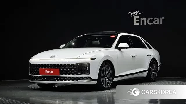 Hyundai Grandeur Hybrid (GN7) 2023 Белый из Кореи