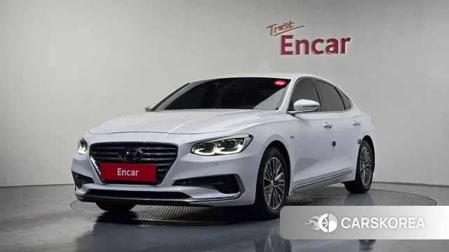 Hyundai Grandeur IG Hybrid 2019 Белый из Кореи