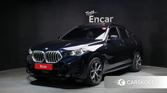 BMW X6 (G06) 2024 Черный из Кореи