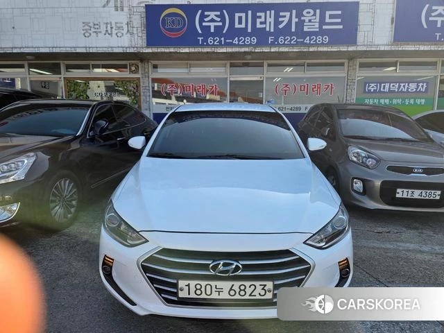 Hyundai Avante AD 2018 Белый из Кореи