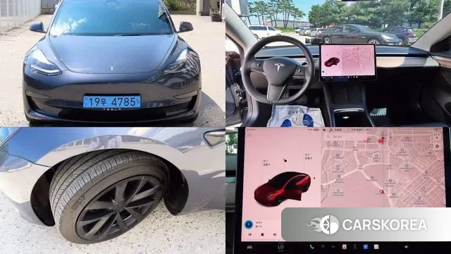 Tesla Model 3 2022 Серый из Кореи