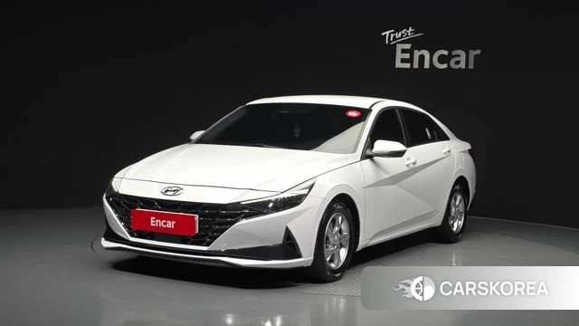 Hyundai Avante (CN7) 2021 Белый из Кореи