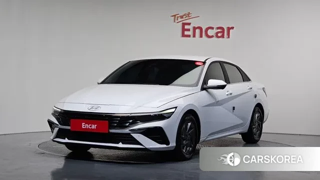Hyundai The New Avante (CN7) 2023 Белый из Кореи