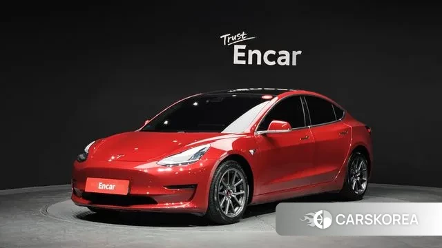 Tesla Model 3 2020 Красный из Кореи