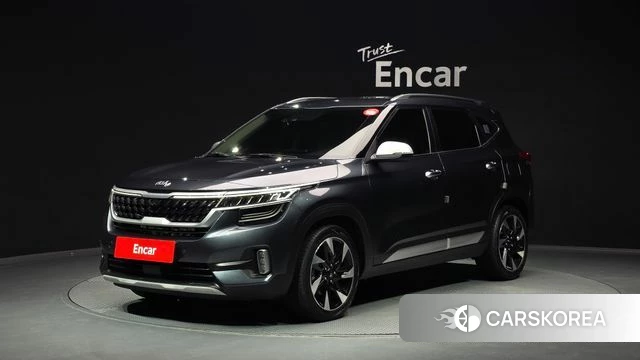 Kia Seltos 2021 Серый из Кореи