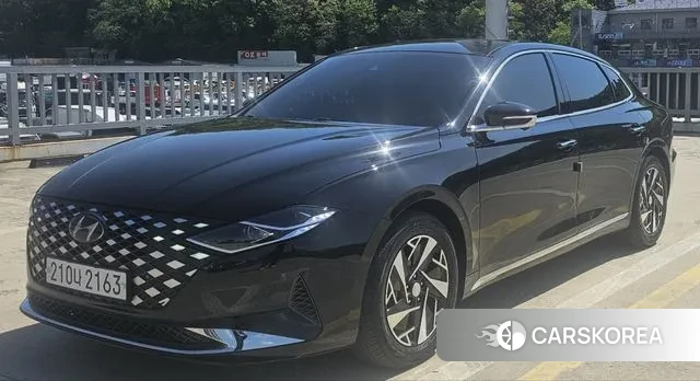 Hyundai The New Grandeur IG Hybrid 2021 Черный из Кореи