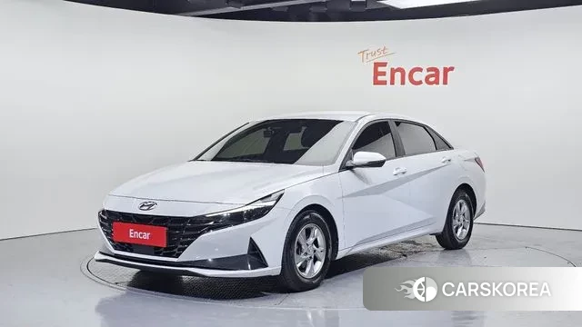 Hyundai Avante (CN7) 2022 Белый из Кореи