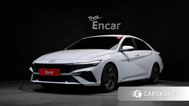 Hyundai The New Avante (CN7) 2025 Белый из Кореи