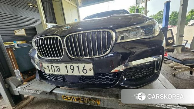 BMW 7 Series (G11) 2018 Черный из Кореи