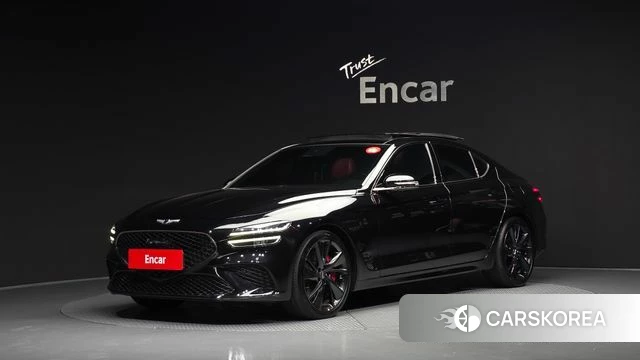 Genesis The New G70 2021 Черный из Кореи
