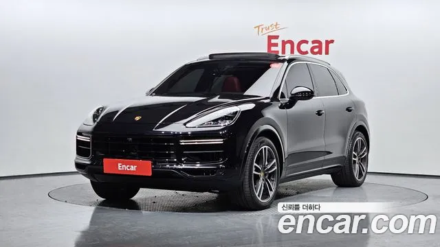 Porsche Cayenne (PO536) 2022 Черный из Кореи