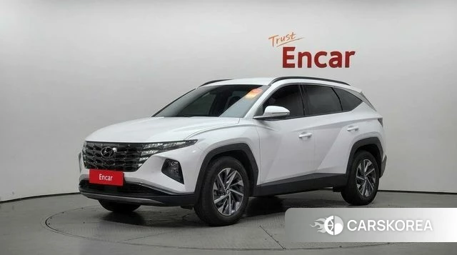Hyundai Tucson Hybrid (NX4) 2023 Белый из Кореи