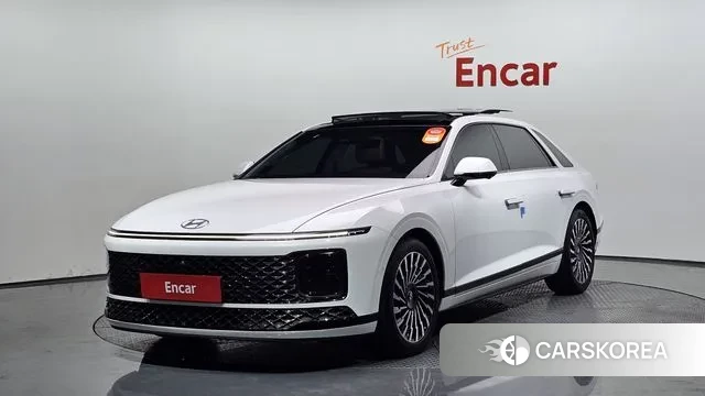 Hyundai Grandeur Hybrid (GN7) 2023 Белый из Кореи