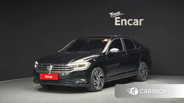 Volkswagen 7th Generation of Jetta 2021 Черный из Кореи