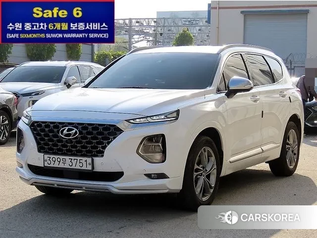 Hyundai Santa Fe TM 2019 Белый из Кореи