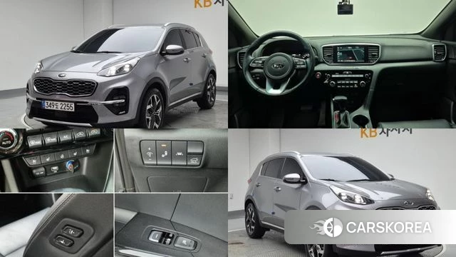 Kia Sportage The Bold 2020 Серый из Кореи