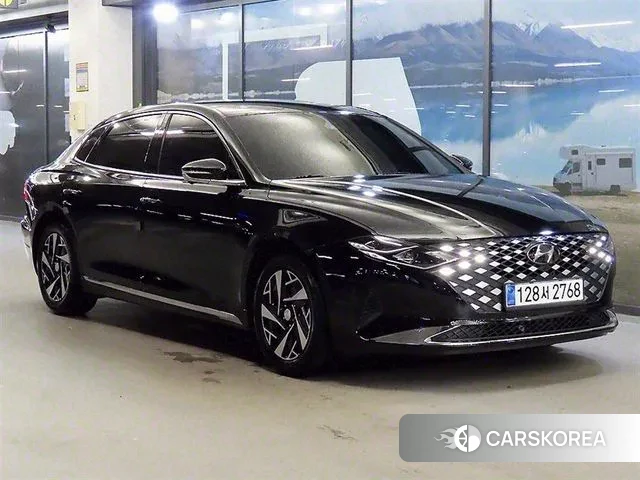 Hyundai The New Grandeur IG Hybrid 2021 Черный из Кореи