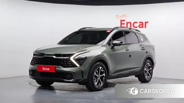 Kia Sportage 5th Generation Hybrid 2022 Зеленый из Кореи