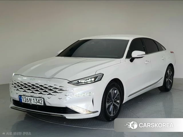 Kia K8 Hybrid 2023 Белый из Кореи