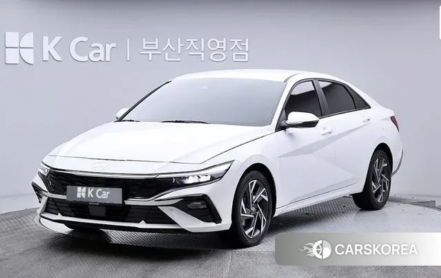 Hyundai The New Avante Hybrid (CN7) 2024 Белый из Кореи
