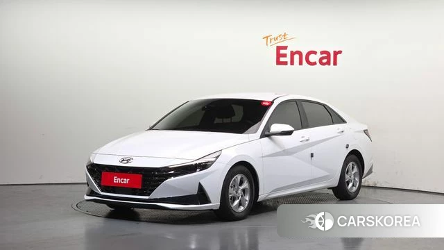 Hyundai Avante (CN7) 2020 Белый из Кореи