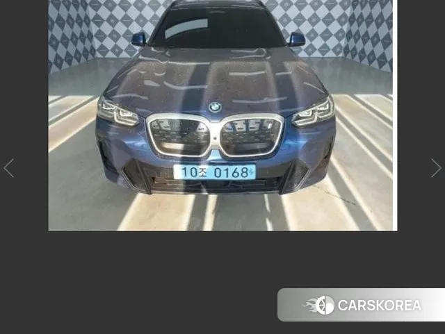 BMW iX3 2022 Синий из Кореи
