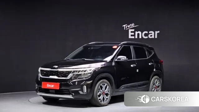Kia Seltos 2020 Черный из Кореи
