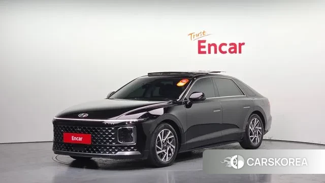 Hyundai Grandeur Hybrid (GN7) 2024 Черный из Кореи