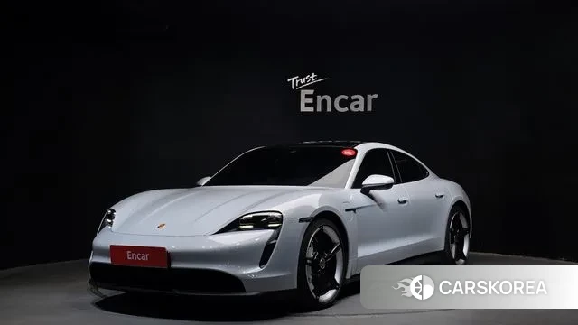 Porsche Taycan 2022 Белый из Кореи